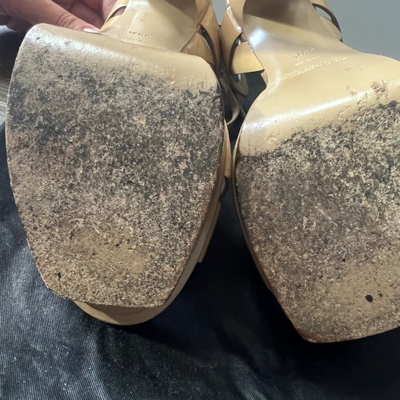 Saint Laurent patent leather Tribute Sandal - Picture 8 of 8